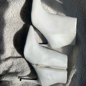 White booties